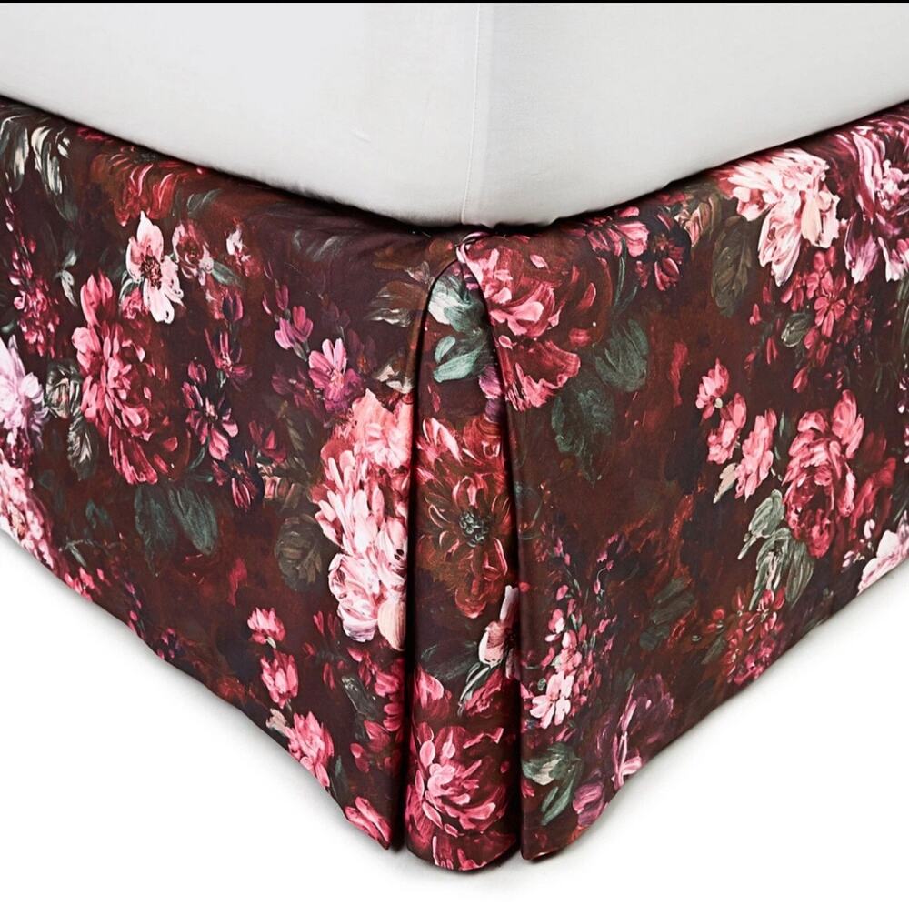Hotel collection Dutch floral bedskirt $150 queen